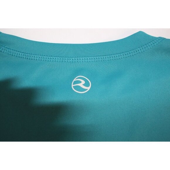 Reel‎ Life Fishing Rash Guard Swim Shirt Mens XL Teal Graphic Long Sleeve Travel - Picture 5 of 8